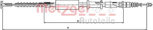 Metzger 1651.20 - Kabel, dayanacaq əyləci furqanavto.az