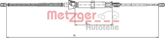 Metzger 10.9032 - Kabel, dayanacaq əyləci furqanavto.az