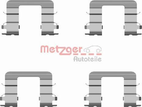 Metzger 109-1696 - Disk əyləc pedləri üçün aksesuar dəsti furqanavto.az