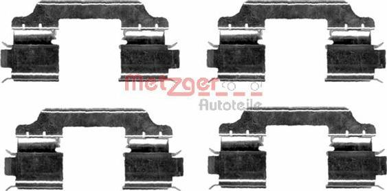 Metzger 109-1654 - Disk əyləc pedləri üçün aksesuar dəsti furqanavto.az