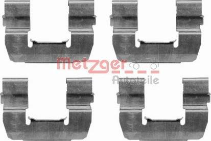 Metzger 109-1668 - Disk əyləc pedləri üçün aksesuar dəsti furqanavto.az