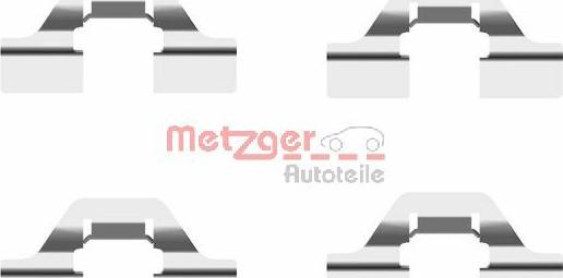 Metzger 109-1684 - Disk əyləc pedləri üçün aksesuar dəsti furqanavto.az