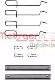 Metzger 109-1151 - Disk əyləc pedləri üçün aksesuar dəsti furqanavto.az