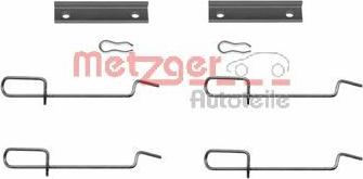 Metzger 109-1125 - Disk əyləc pedləri üçün aksesuar dəsti furqanavto.az