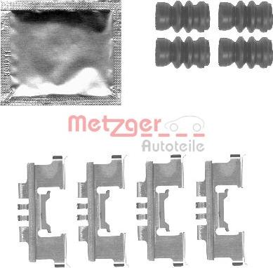 Metzger 109-1812 - Disk əyləc pedləri üçün aksesuar dəsti furqanavto.az