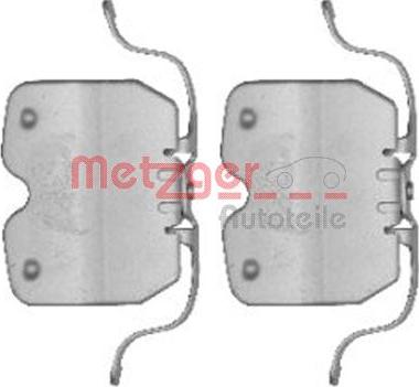 Metzger 109-1759 - Disk əyləc pedləri üçün aksesuar dəsti furqanavto.az