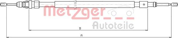 Metzger 10.4523 - Kabel, dayanacaq əyləci furqanavto.az