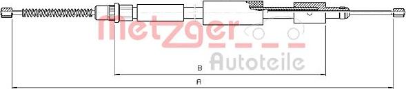 Metzger 10.4573 - Kabel, dayanacaq əyləci furqanavto.az