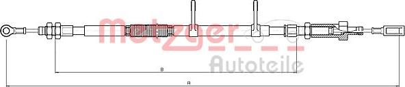 Metzger 10.4740 - Kabel, dayanacaq əyləci furqanavto.az