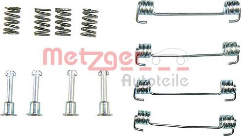 Metzger 105-0620 - Aksesuar dəsti, dayanacaq əyləci başlıqları furqanavto.az