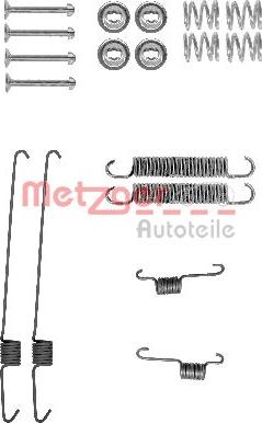 Metzger 105-0001 - Aksesuar dəsti, əyləc başlıqları furqanavto.az