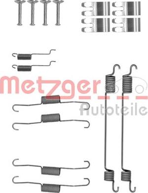 Metzger 105-0030 - Aksesuar dəsti, əyləc başlıqları furqanavto.az