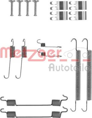 Metzger 105-0029 - Aksesuar dəsti, əyləc başlıqları furqanavto.az