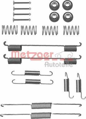 Metzger 105-0861 - Aksesuar dəsti, əyləc başlıqları furqanavto.az