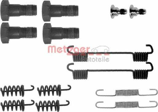 Metzger 105-0867 - Aksesuar dəsti, dayanacaq əyləci başlıqları furqanavto.az