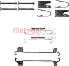 Metzger 105-0875 - Aksesuar dəsti, dayanacaq əyləci başlıqları furqanavto.az