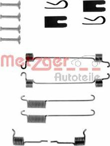 Metzger 105-0772 - Aksesuar dəsti, əyləc başlıqları furqanavto.az