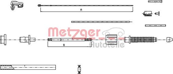 Metzger 10.0382 - Sürətləndirici kabel furqanavto.az