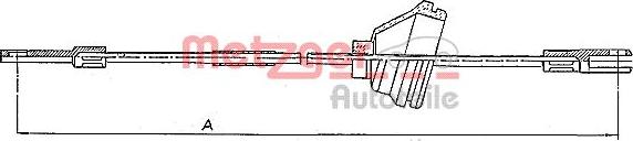 Metzger 10.818 - Kabel, dayanacaq əyləci furqanavto.az
