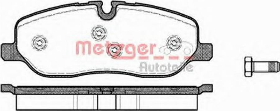 Metzger 115800 - Əyləc altlığı dəsti, əyləc diski furqanavto.az