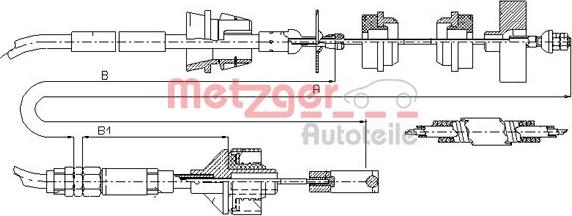 Metzger 11.3038 - Debriyaj kabeli furqanavto.az