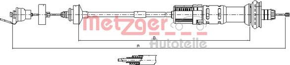 Metzger 11.3029 - Debriyaj kabeli furqanavto.az