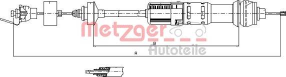 Metzger 11.2284 - Debriyaj kabeli furqanavto.az