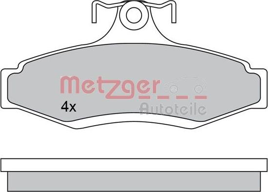 Metzger 1170581 - Əyləc altlığı dəsti, əyləc diski www.furqanavto.az