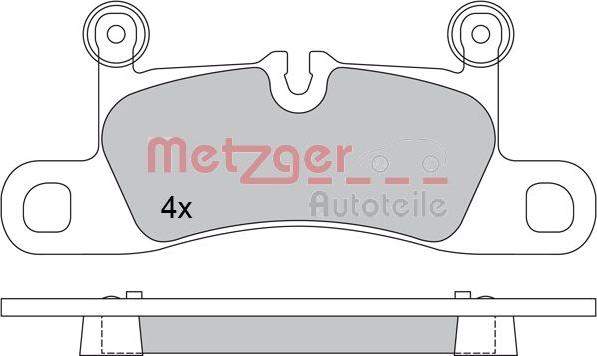 Metzger 1170523 - Əyləc altlığı dəsti, əyləc diski furqanavto.az