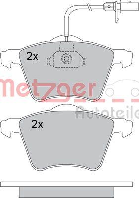 Metzger 1170104 - Əyləc altlığı dəsti, əyləc diski furqanavto.az