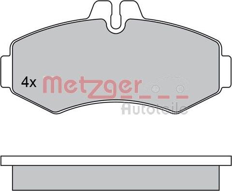 Metzger 1170303 - Əyləc altlığı dəsti, əyləc diski furqanavto.az