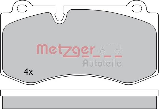 Metzger 1170383 - Əyləc altlığı dəsti, əyləc diski furqanavto.az