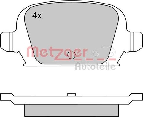 Opel 1.60597E+13 - Əyləc altlığı dəsti, əyləc diski furqanavto.az