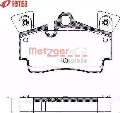 Metzger 1170762 - Əyləc altlığı dəsti, əyləc diski furqanavto.az