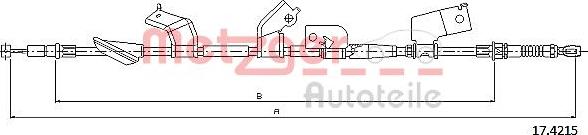 Metzger 17.4215 - Kabel, dayanacaq əyləci furqanavto.az