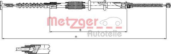 Metzger 241.1 - Kabel, dayanacaq əyləci furqanavto.az