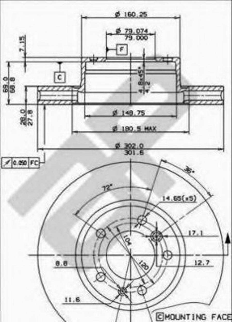 Metzger 24238 - Əyləc Diski furqanavto.az