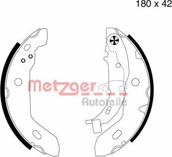 Metzger KT 2560 - Əyləc Başlığı Dəsti furqanavto.az