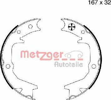 Metzger MG 992 - Əyləc başlığı dəsti, dayanacaq əyləci furqanavto.az