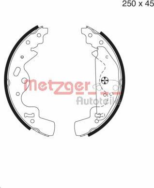 Metzger MG 986 - Əyləc Başlığı Dəsti furqanavto.az