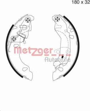 Metzger MG 980 - Əyləc Başlığı Dəsti furqanavto.az