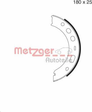 Metzger MG 979 - Əyləc başlığı dəsti, dayanacaq əyləci furqanavto.az