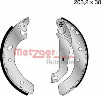 Metzger MG 640 - Əyləc Başlığı Dəsti furqanavto.az