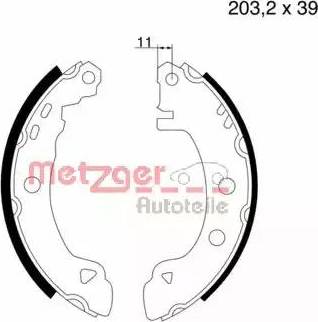 Metzger MG 654 - Əyləc Başlığı Dəsti furqanavto.az