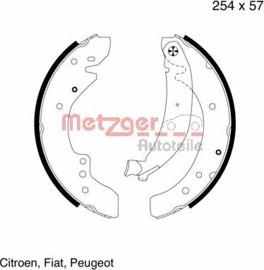 Metzger MG 619 - Əyləc Başlığı Dəsti furqanavto.az