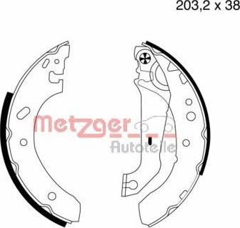 Metzger MG 639 - Əyləc Başlığı Dəsti furqanavto.az