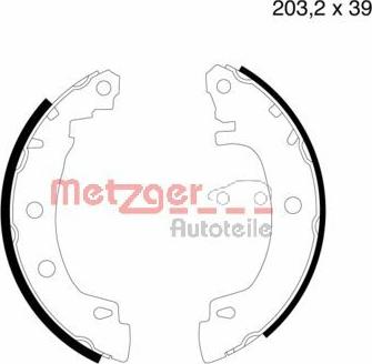 Metzger MG 632 - Əyləc Başlığı Dəsti furqanavto.az