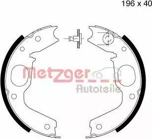 Metzger MG 811 - Əyləc başlığı dəsti, dayanacaq əyləci furqanavto.az