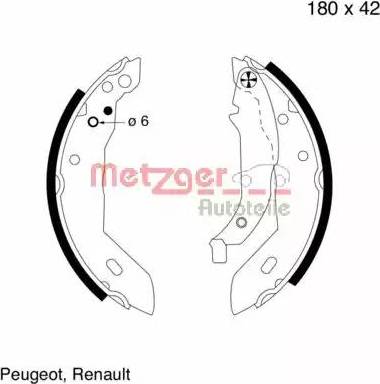 Metzger MG 392 - Əyləc Başlığı Dəsti furqanavto.az