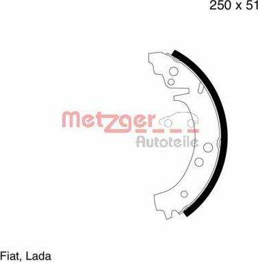 Metzger MG 351 - Əyləc Başlığı Dəsti furqanavto.az